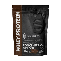 2-unidades-whey-protein-concentrado-1kg-chocolate-belga-soldiers-nutrition - Imagem
