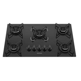 cooktop-a-gas-5-bocas-itatiaia-essencial-mesa-de-vidro-temperado-preto-bivolt-p72p - Imagem