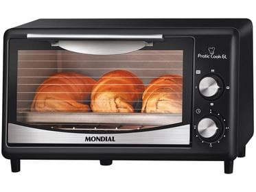 forno-eletrico-de-bancada-mondial-com-timer-6l-preto-pratic-cook-fr-09 - Imagem