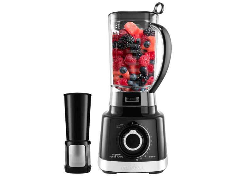 liquidificador-britania-fortis-turbo-blq1300p-preto-com-filtro-12-velocidades-pulsar-1200w - Imagem