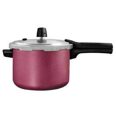 panela-de-pressao-4-5l-panelux-magnific-em-aluminio-com-antiaderente-cereja - Imagem