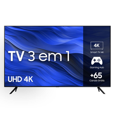 samsung-smart-tv-58-uhd-4k-58cu7700-2023-processador-crystal-4k-gaming-hub-visual-livre-de-cabos - Imagem