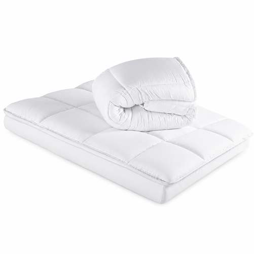Pillow Top Protetor Colchão Cama Casal 400 Fios Toque Macio