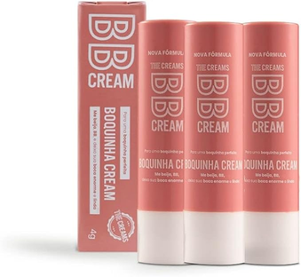 3-lip-balm-boquinha-cream-hidratante-labial-com-acido-hialuronico - Imagem