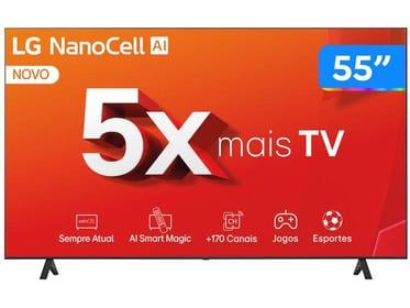 smart-tv-55-4k-lcd-led-nanocel-lg-55nano80tsa-ai-processor-wi-fi-e-bluetooth-3-hdmi-2-usb - Imagem
