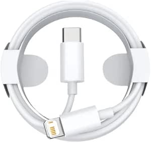Cabo USB para Lightning Reforçado 1M, Compatível com iPhone 6 7 8 X Xs 11 Se 12 Xr 13 14 Pro Max – Carregamento Turbo e Transferência de Dados
