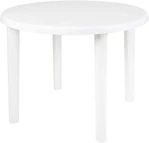 mesa-plastica-redonda-desmontavel-mor - Imagem