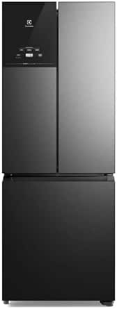 Geladeira Electrolux Frost Free Inverter 480L Efficient AutoSense 3 Portas Black Inox Look (IM7B) 220V
