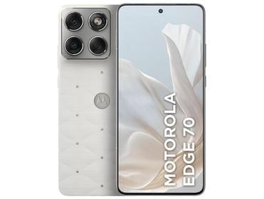 Smartphone Motorola Edge 70 5G, 512GB, Cloud Dancer | Crystals by Swarovski, 24GB (12GB RAM + 12GB RAM Boost), Ultrafino, 3 Cameras 50MP, Tela Extreme Amoled 120hz