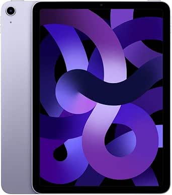 ipad-air-da-apple-5a-geracao-com-chip-m1-tela-liquid-retina-de-109-polegadas-256-gb-wi-fi-6-camera-frontal-de-12-mp-camera-traseira-de-12-mp-touch-id-cinza-espacial - Imagem