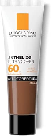 La Roche-posay, Ultra Cover, Protetor Solar Com Cor E Performance De Maquiagem, 12h De Cobertura De Base Em Uma Única Camada, Textura Fluida, Oil Free, Toque Seco, Fps60, 30g