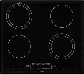 Cooktop Indução 4 Bocas Touchscreen Vidro Preto Oster
