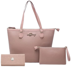 kit-bolsa-feminina-tipo-sacola-necessaire-carteira-willibags - Imagem