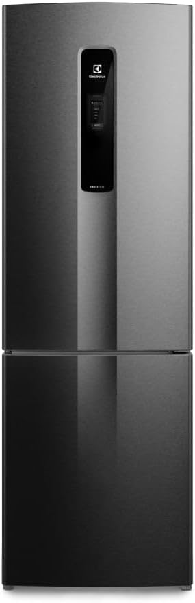 Geladeira Electrolux Frost Free Inverter 400L Efficient AutoSense e Rapid Freeze Inverse Black Inox Look (IB6B) Bivolt