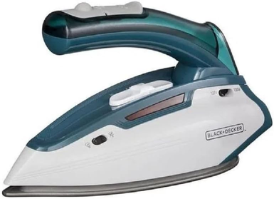 black-decker-ferro-de-passar-roupa-com-vaporizador-portatil-para-viagem-verde-modelo-777-br-bivolt - Imagem