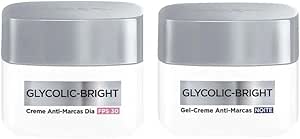 kit-loreal-paris-anti-marcas-glycolic-bright-creme-dia-fps30-49g-gel-creme-noite-49g - Imagem