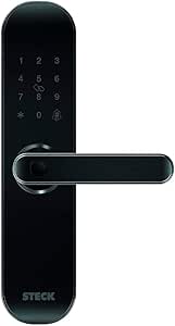 steck-fechadura-digital-wi-fi-smarteck-preta - Imagem