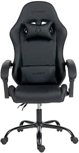 Cadeira Gamer Husky Storm 100, Até 120kg, Almofadas, Reclinável 135º, PU, Preta - HCG100PT