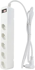 clamper-energia-5-tomadas-branco - Imagem