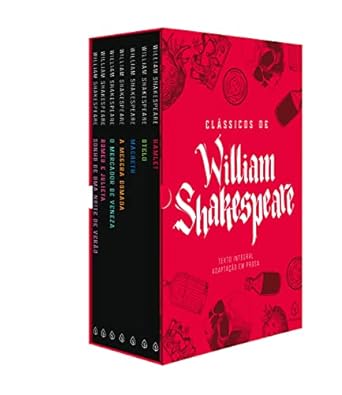 box-classicos-de-william-shakespeare-com-7-marcadores-de-paginas - Imagem