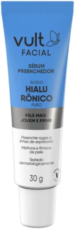 serum-facial-preenchedor-com-acido-hialuronico-puro-30g-vult - Imagem