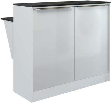 Imagem do produto Bancada Balcão com Prateleira/divisor de ambientes Multimóveis 5484 Branca na loja Amazon