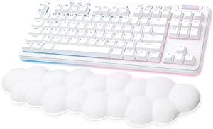 teclado-mecanico-gamer-sem-fio-logitech-g715-rgb-lightsync-com-switch-gx-red-linear-apoio-para-maos-em-formato-de-nuvem-compativel-com-pc-e-mac-layout-abnt - Imagem