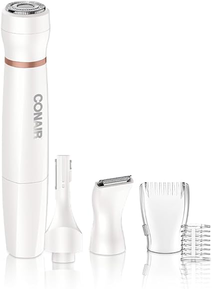 conair-depilador-feminino-aparador-facial-e-corporal-a-pilha-5-acessorios-all-in-one-sem-fio - Imagem
