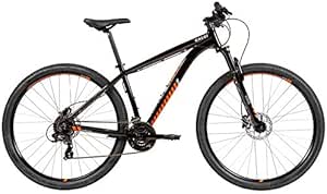 caloi-bicicleta-extreme-aro-29-tamanho-17-freio-hidraulico-a-disco-cambio-microshift-29-velocidades-suspensao-de-80mm-com-trava-no-crown - Imagem