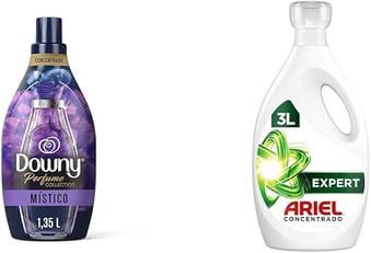 combo-amaciante-downy-perfume-collection-mistico-135l-sabao-liquido-ariel-expert-3l - Imagem