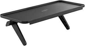 ELG, ACE08D, Suporte Estilo Bandeja, Organizador de Dispositivos Para Montar em Cima da Televisão, Capacidade de Até 6kg, Versátil, Para TV ou Monitor, Preto