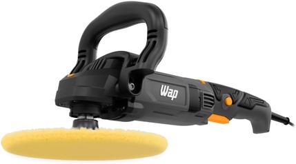 WAP Politriz Rotativa WF PR01 Ergonômica Com Empunhadura Angular 7” 1200W e 6 Velocidades 127V