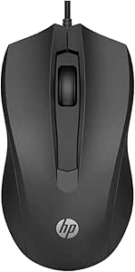 mouse-hp-usb-100-preto-sensor-optico-ambidestro-resolucoes-ate-1600-dpi-compativel-com-pcmac-6vy96aa - Imagem