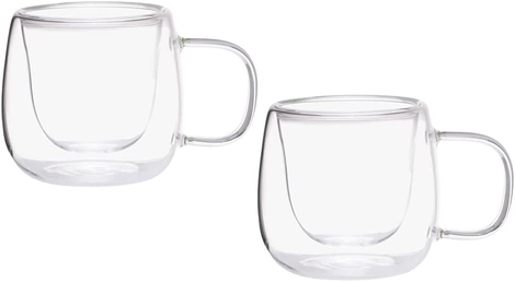 mimo-style-par-de-copos-para-cafe-parede-dupla-com-alca-material-vidro-borossilicato-de-capacidade-de-80-ml-resistente-suporta-altas-e-baixas-temperaturas-nao-queima-as-maos - Imagem