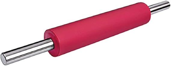 rolo-para-massa-de-silicone-euro-vermelho - Imagem