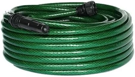 Mangueira Jardim 20m Metros Com Esguicho Trançada Reforçada Flexível 7/16 Anti Dobra Irrigação Quintal Poço Lavagem Durável Marqs Home
