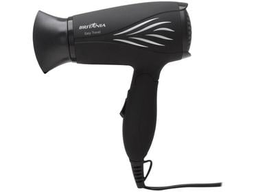 secador-de-cabelo-britania-preto-para-viagem-dobravel-1000w-2-velocidades-easy-travel - Imagem