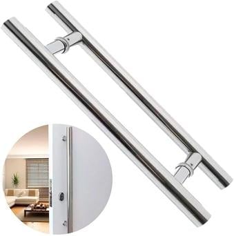 puxador-para-porta-40cm-redondo-madeira-e-vidro-aco-inox-304-cor-prata-pivotante-brinovar - Imagem