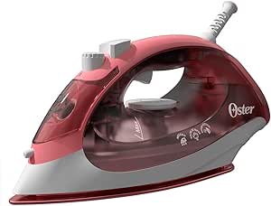 Ferro a Vapor Oster Aeroceramic, Filtro Anticalcário, Vermelho - GCSTBS5053