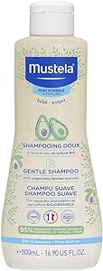 gentle-shampoo-suave-e-nao-arde-os-olhos-mustela-bebe-azul-medio500-ml - Imagem