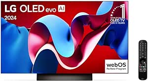smart-tv-4k-65-lg-oled-evo-oled65c4-processador-9-ger7-ai-painel-144hz-intensificador-de-brilho-design-ultra-slim-dolby-vision-dolby-atmos - Imagem