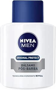 nivea-men-balsamo-pos-barba-original-protect-100ml-atua-na-recuperacao-da-pele-cuidado-e-hidratacao-formula-leve-com-aloe-vera-e-glicerina-sensacao-de-alivio-imediato - Imagem