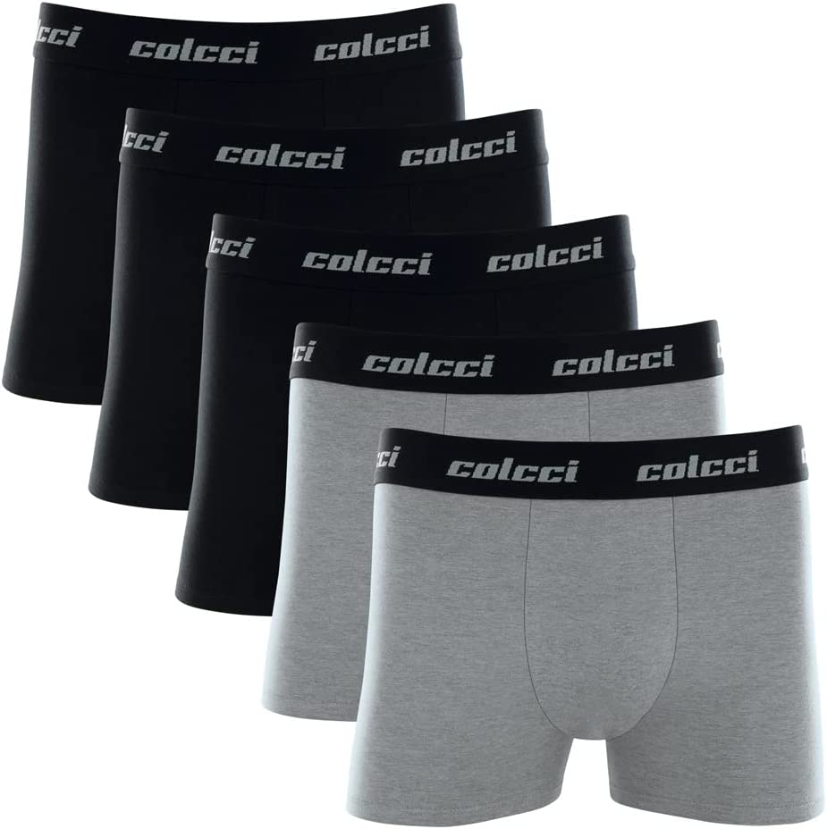 kit-5-cuecas-boxer-algodao-colcci-masculino - Imagem