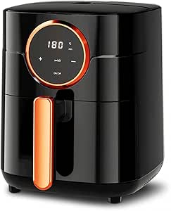 gaabor-fritadeira-eletrica-sem-oleo-air-fryer-4l-1400w-digital-touch-tecnologia-cyclone-360-127v-grafite - Imagem