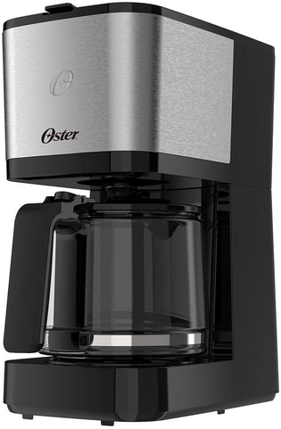 Cafeteira Oster Inox, 1,2l, 220v, Preta/inox, 750w, Ocaf600