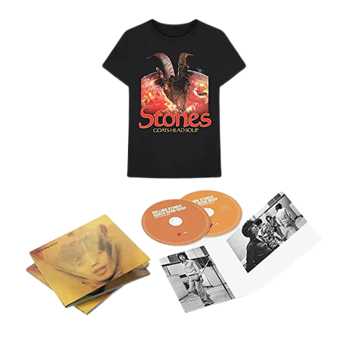 the-rolling-stones-cd-duplo-camiseta-goats-head-soup-goat-head-preta-p - Imagem