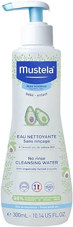 mustela-agua-de-limpeza-sem-enxague-300ml-agua-micelar-infantil-rosto-e-corpo-vegana-formula-biodegradavel-com-98-de-ingredientes-de-origem-natural-mustela-bebe-e-crianca - Imagem