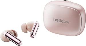 Fone de Ouvido Bluetooth 5.3 Sem Fio, ANC ENC Adaptativo Fone Esportivo, 42 Horas de Bateria, Compatível com iOS e Android, Drivers de 13 mm com Microfone
