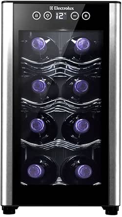 adega-de-vinho-climatizada-electrolux-8-garrafas-uma-porta-acabamento-em-aluminio-acb08-9nax - Imagem