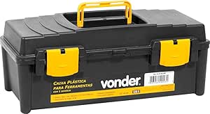 vonder-caixa-plastica-para-ferramentas-preta-e-amarela-com-1-bandeja-vd-4038 - Imagem
